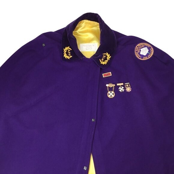 Vintage Odd Fellows Cape Ladies Auxiliary Patriarchs Militant IOOF w/Medals Wis - Picture 6 of 11